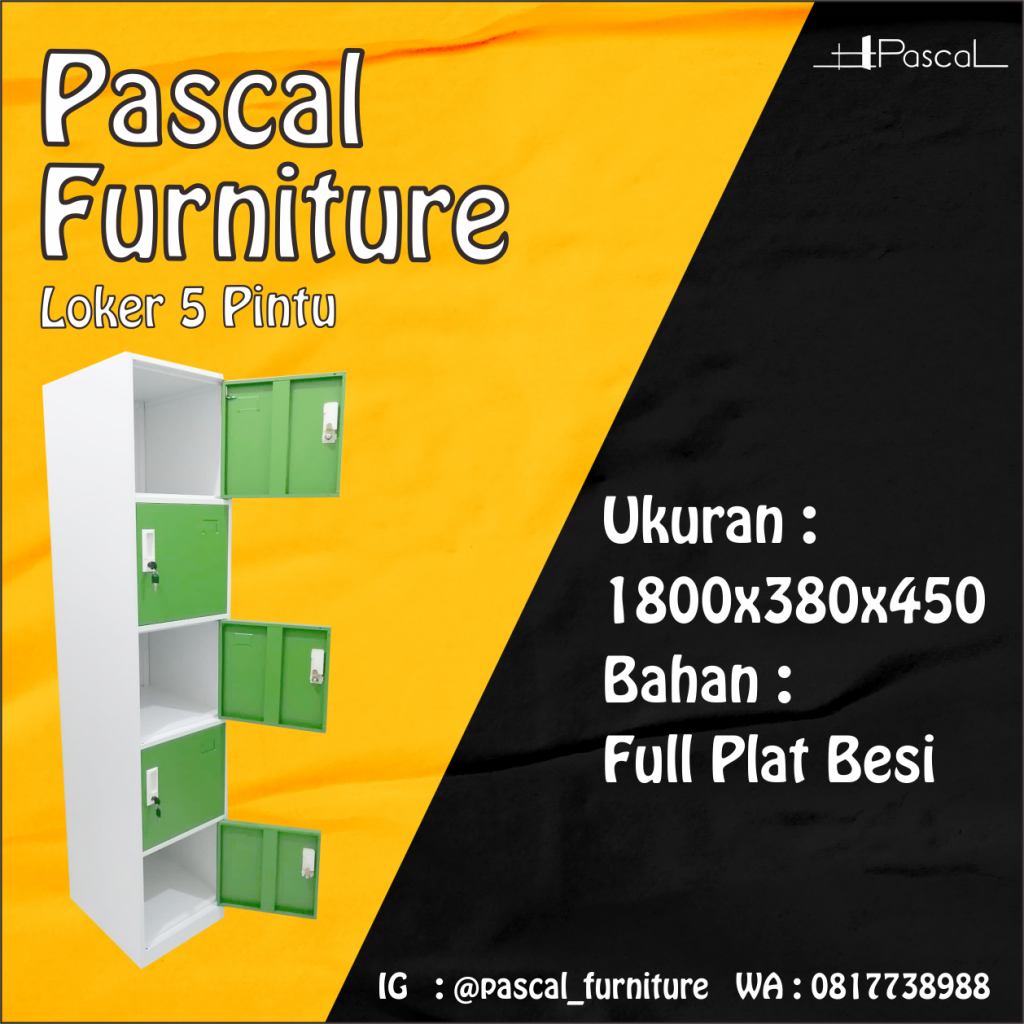 Loker 5 Pintu Pascal Furniture